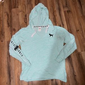 VS PINK V Neck Hoodie